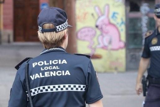 Agente la Policia Local Valencia. EP