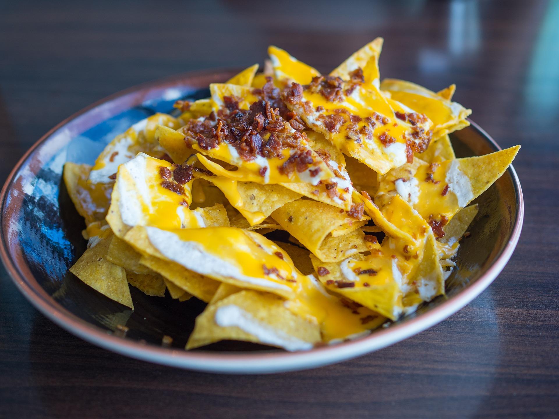 Nachos con queso