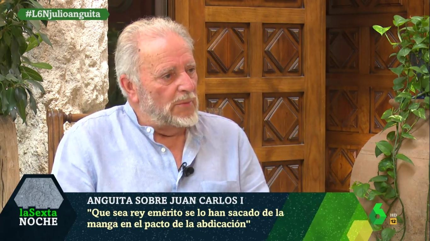 Anguita, sobre Juan Carlos I más de un año antes de el emérito abandonara España: "Se están haciendo auténticas barbaridades antidemocráticas"