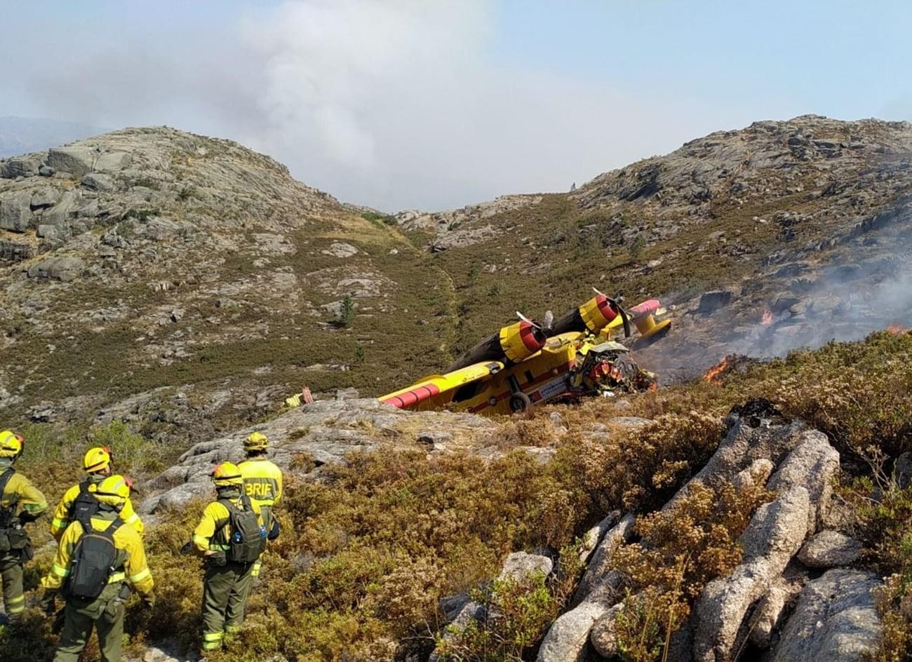Hidroavión accidentado (Fuente: @AT_Brif)