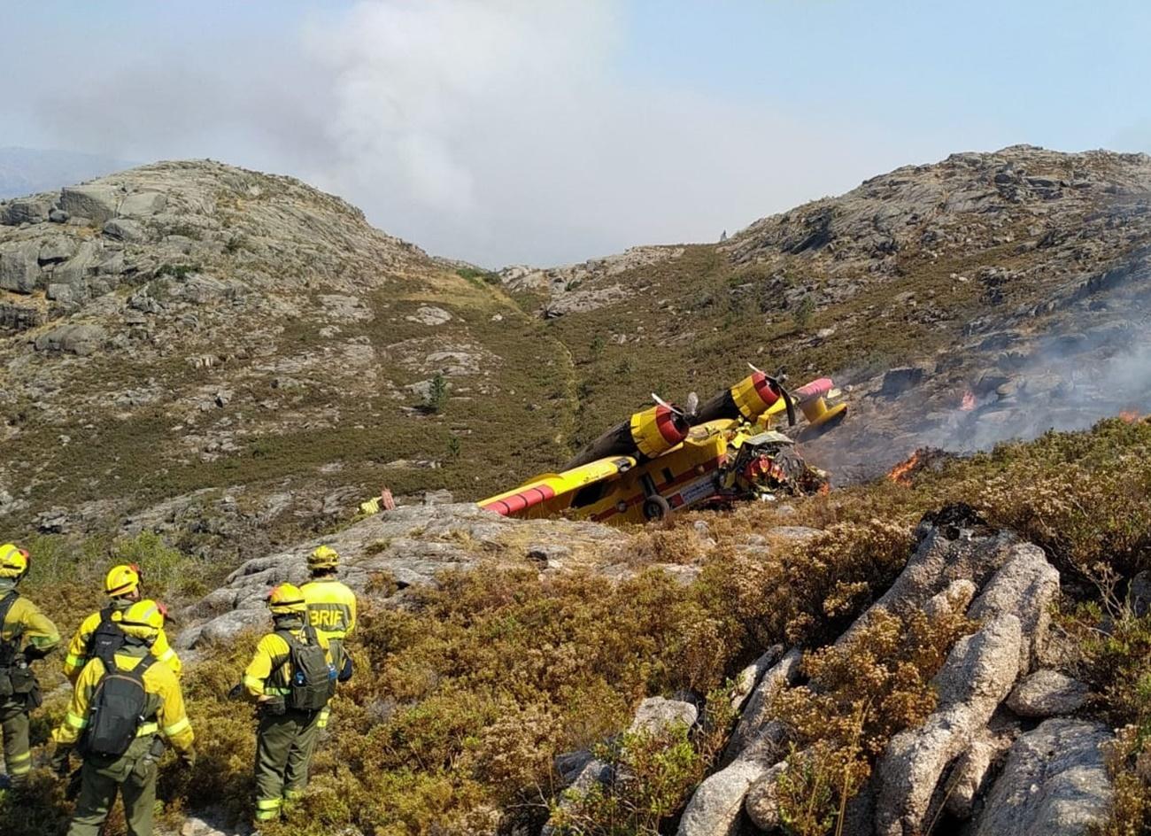 Hidroavión accidentado (Fuente: @AT_Brif)