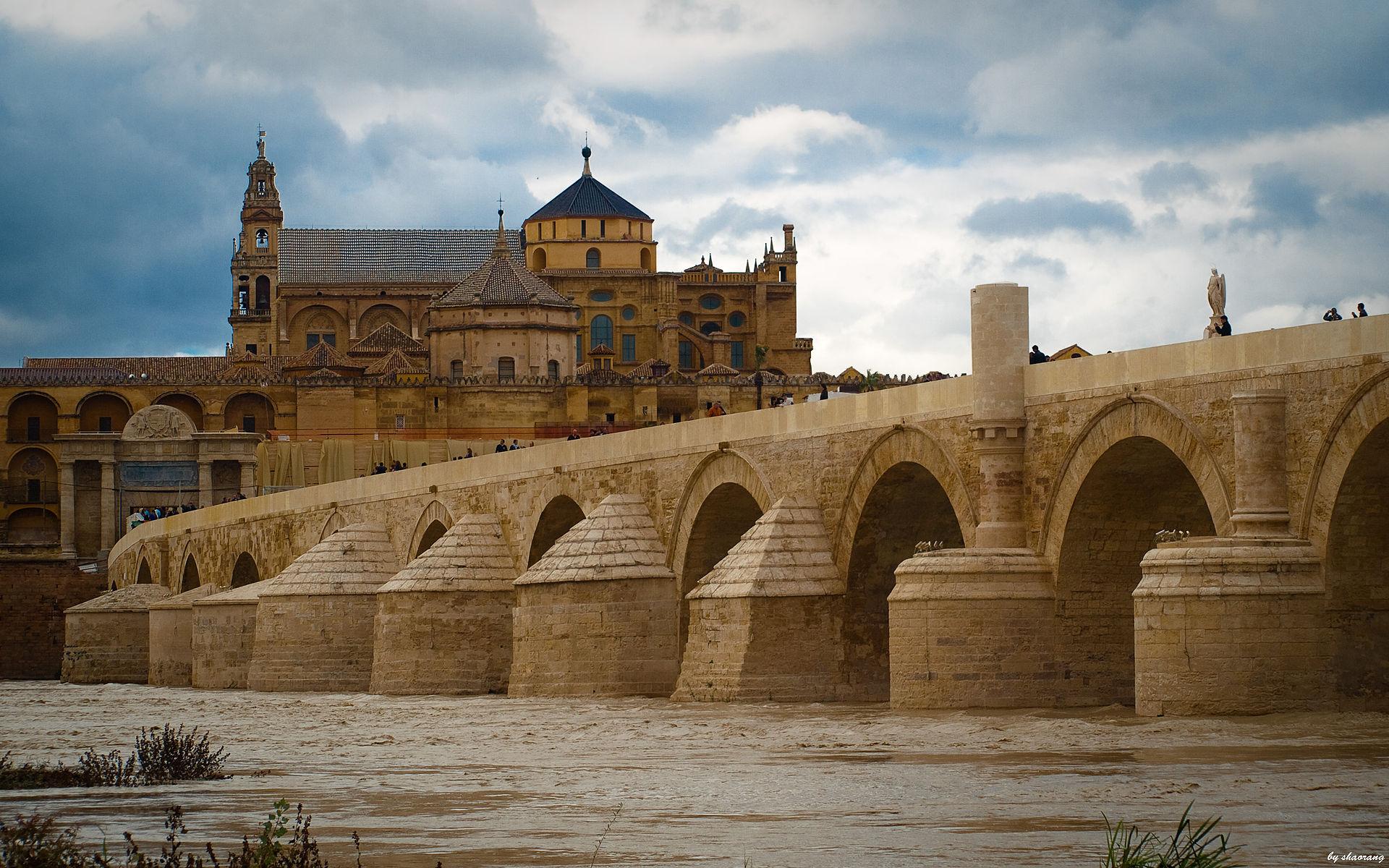 Puente romano y mezquita de Córdoba