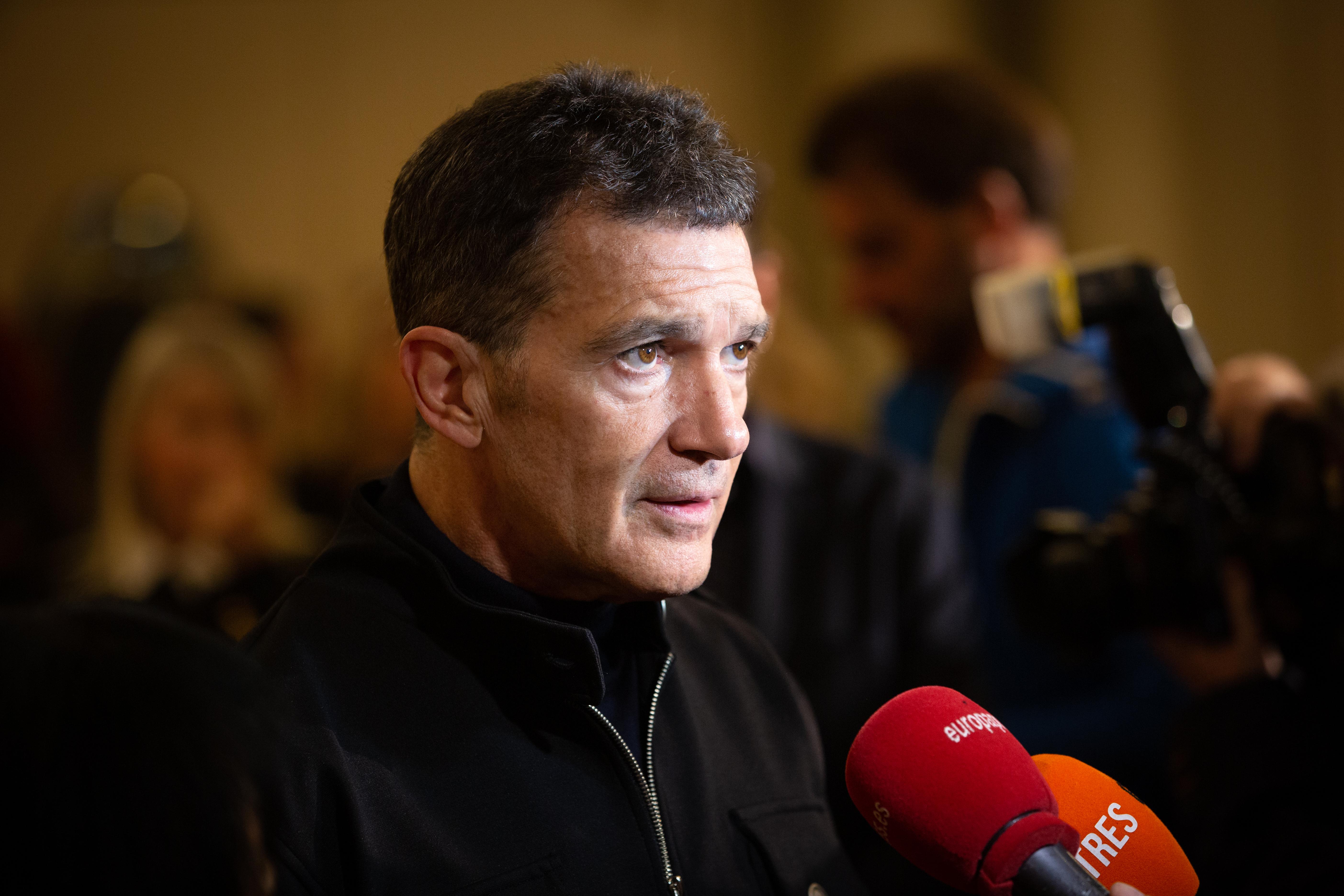 El actor Antonio Banderas en el estreno de 'A Chorus Line' en Barcelona - E·P