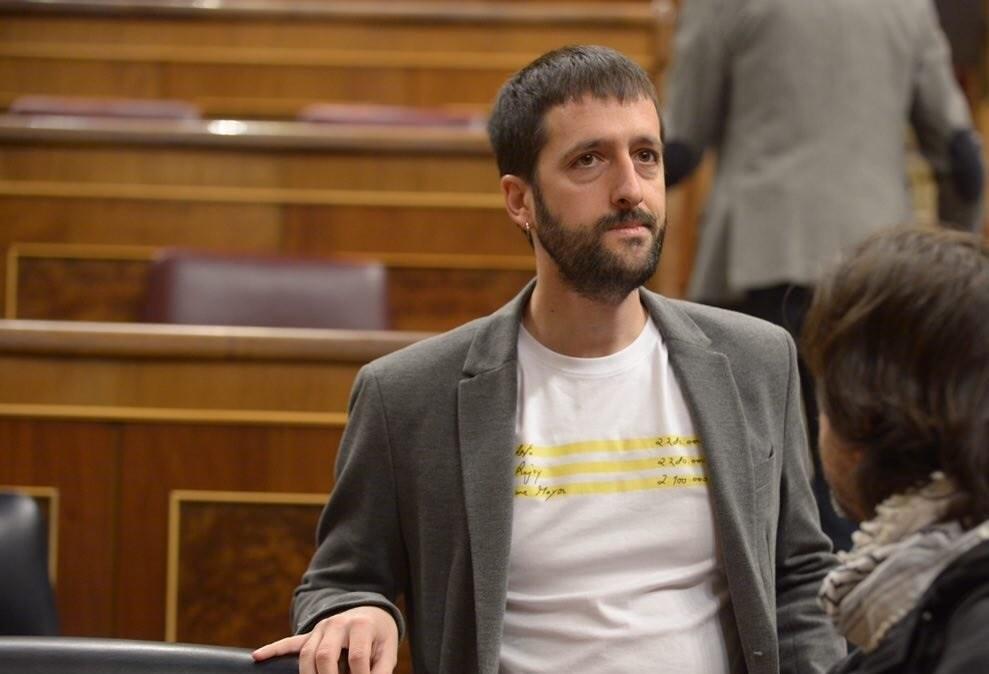 El secretario de Comunicación de Podemos, Juanma del Olmo. EP