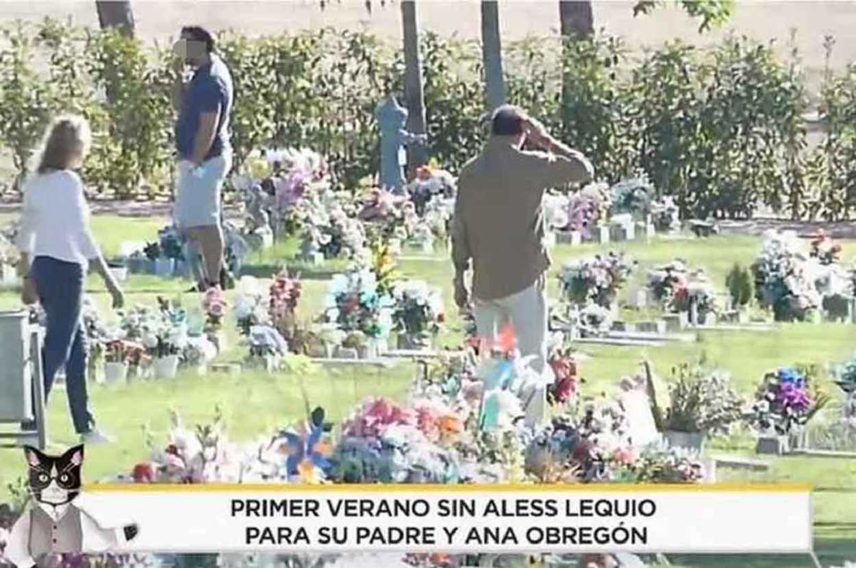 El emotivo mensaje de Alessandro Lequio a su hijo tras visitar su tumba