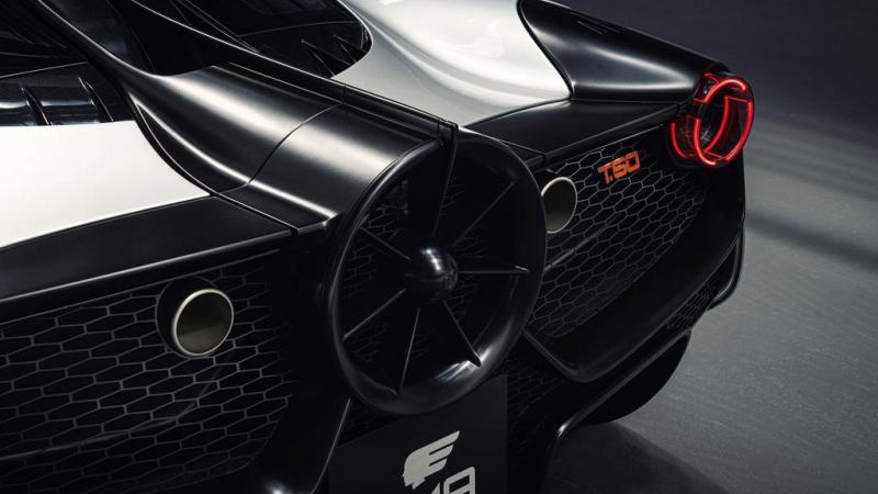El ventilador trasero del T50 aporta la máxima aerodinámica El ventilador trasero del T50 aporta la máxima aerodinámica