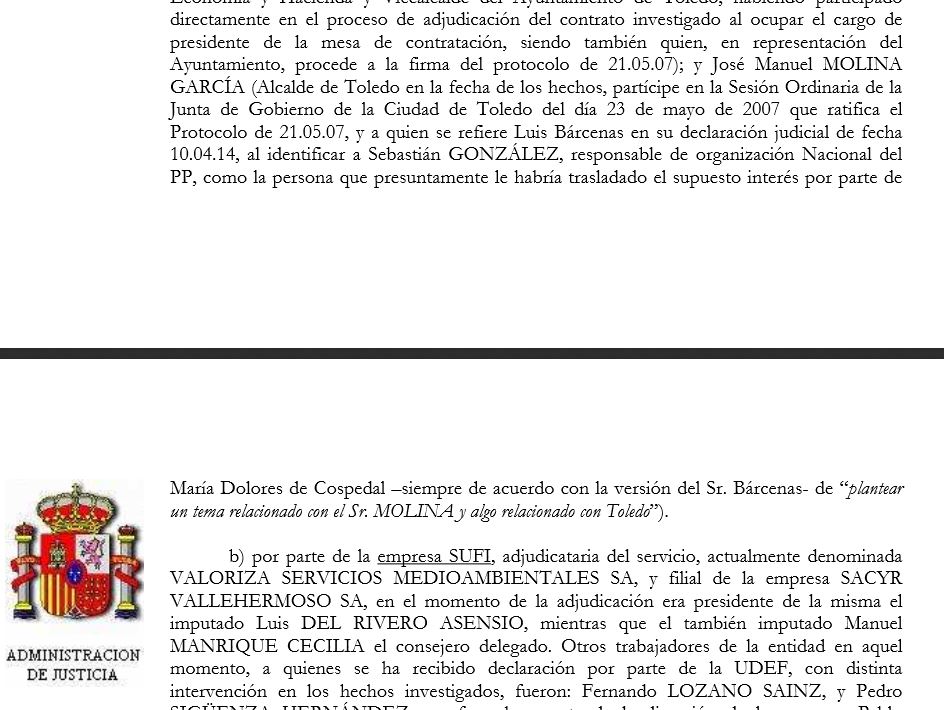 El mundo del PP es un pañuelo... Fue un pariente de Acebes quien medió entre Bárcenas y Cospedal