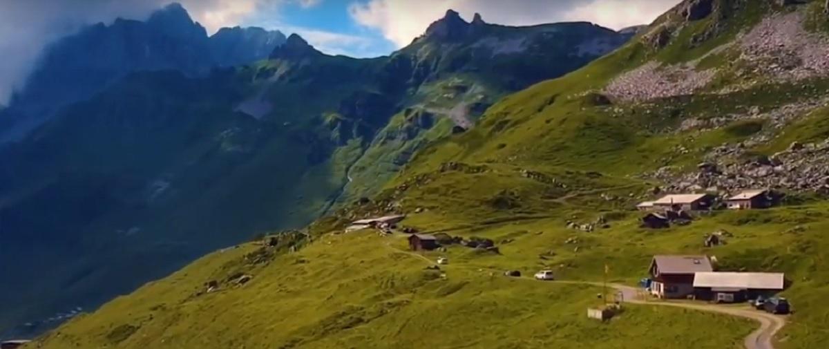 Imagen de los Alpes suizos. Fuente: Youtube