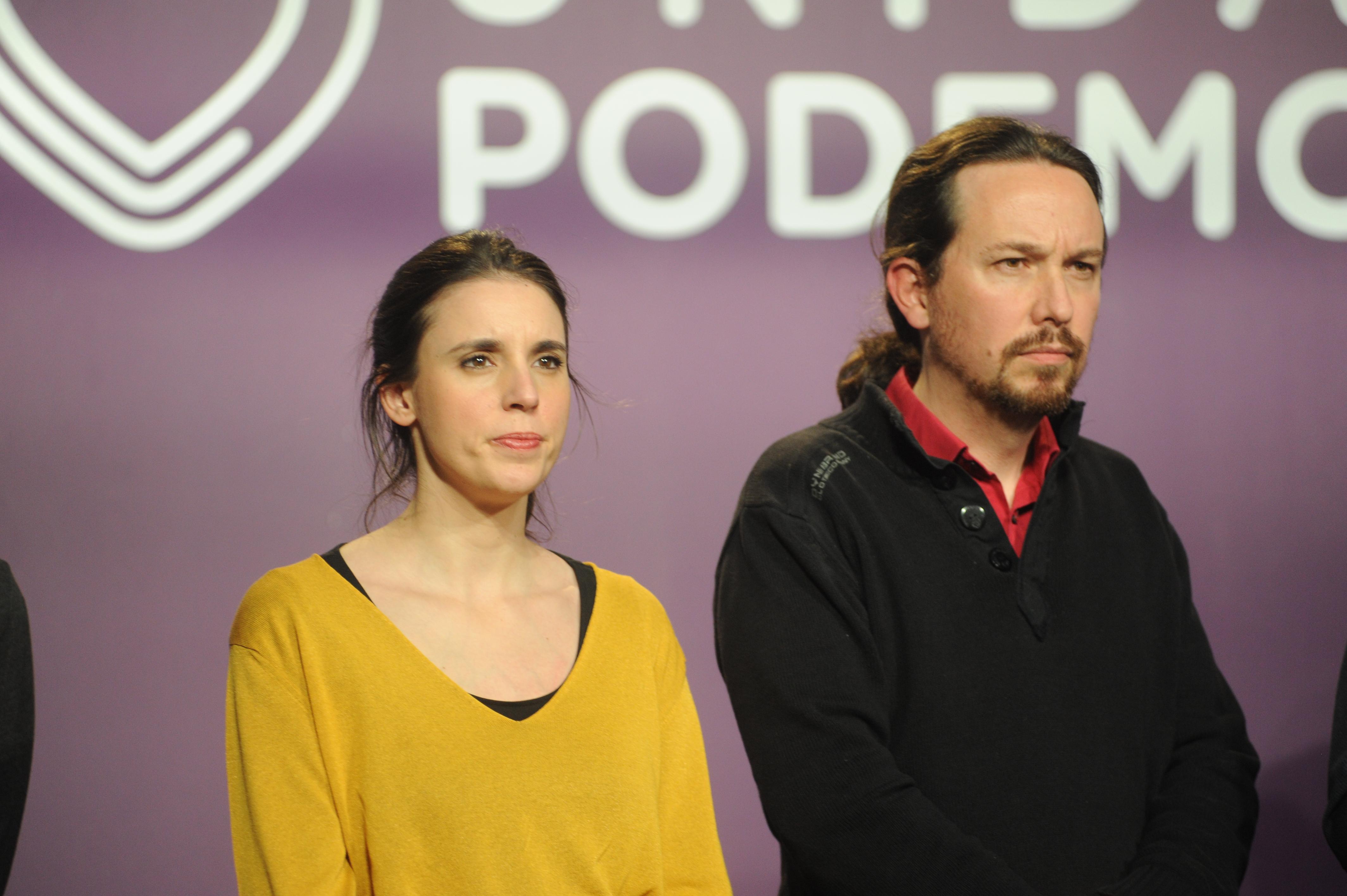 Pablo Iglesias e Irene Montero. EP