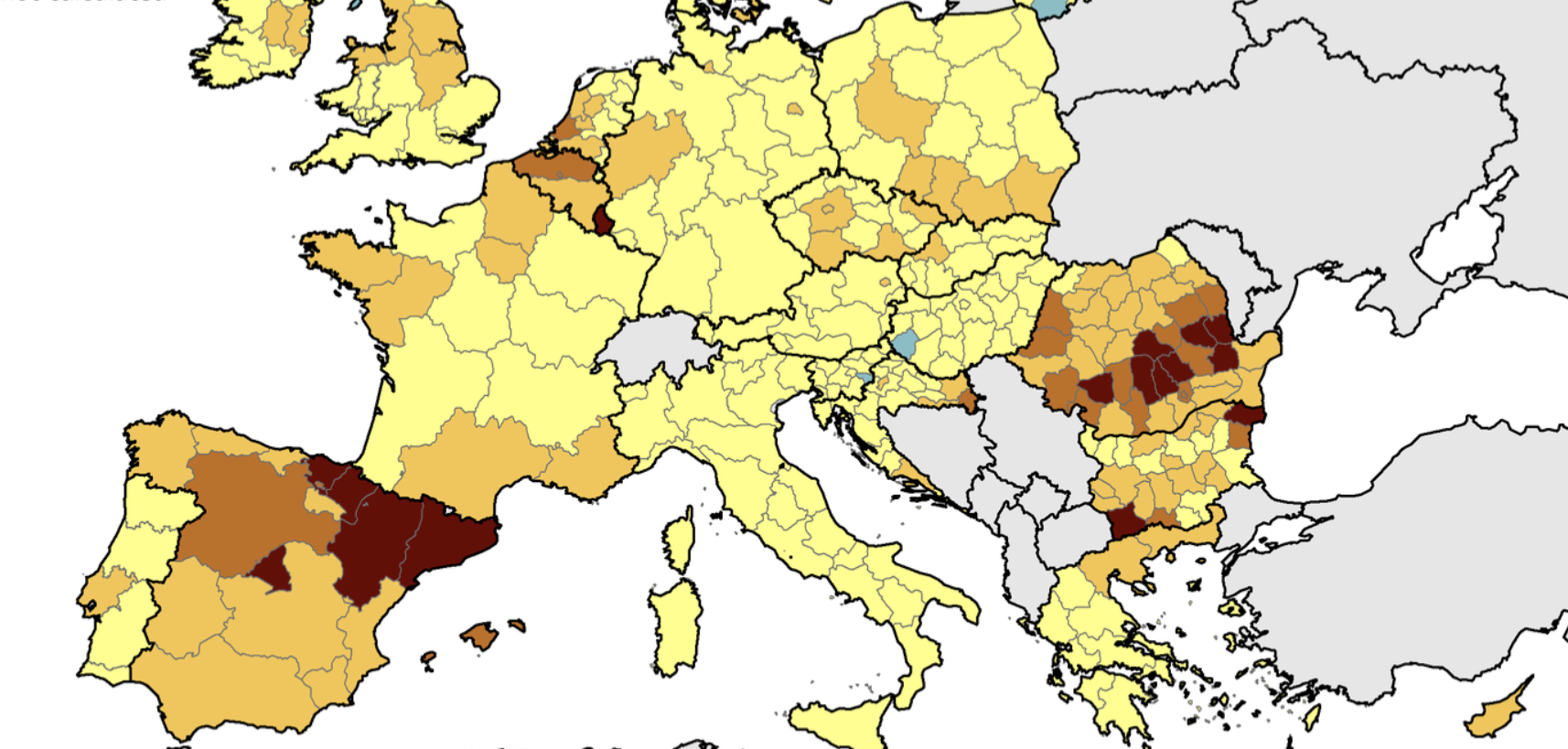 Madrid, peor que cualquier país europeo: Ayuso admite datos alarmantes por coronavirus. ECDC