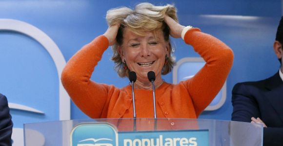 La expresidenta de la Comunidad de Madrid, Esperanza Aguirre