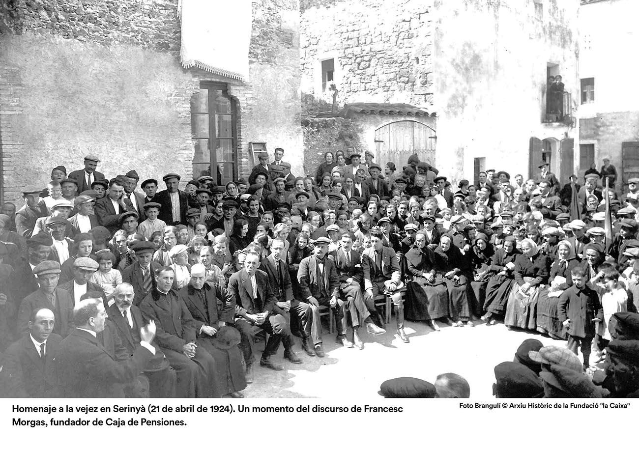 Homenaje a la vejez en 1924 Discurso de Francesc Moragas