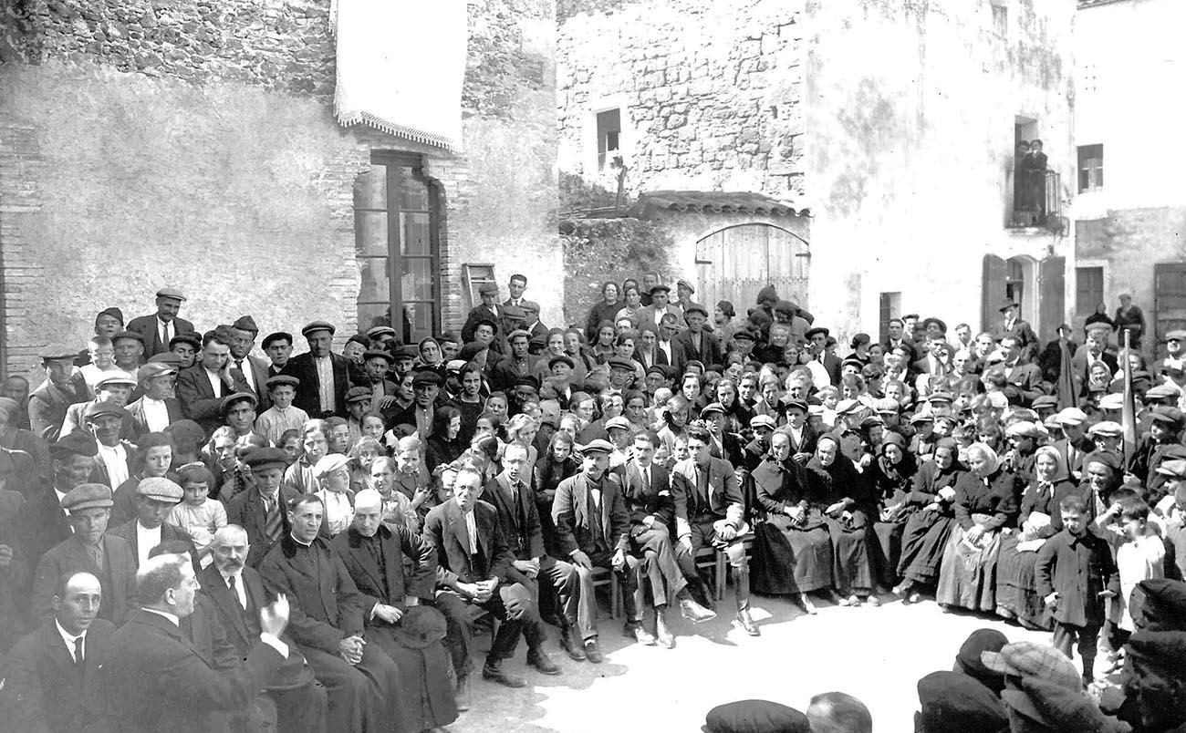 Discurso de Francesc Moragas en 1924 para homenajear a la vejez. Su objetivo era estimular el ahorro, dignificar la vejez, erradicar la enfermedad y ofrecer un futuro mejor a las clases trabajadoras y a los más necesitados