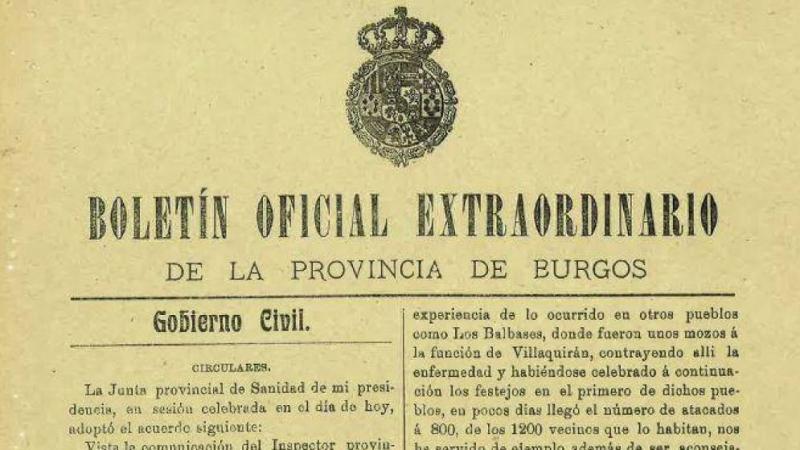 Medidas en los pueblos de Burgos para la gripe de 1918 Medidas en los pueblos de Burgos para la gripe de 1918