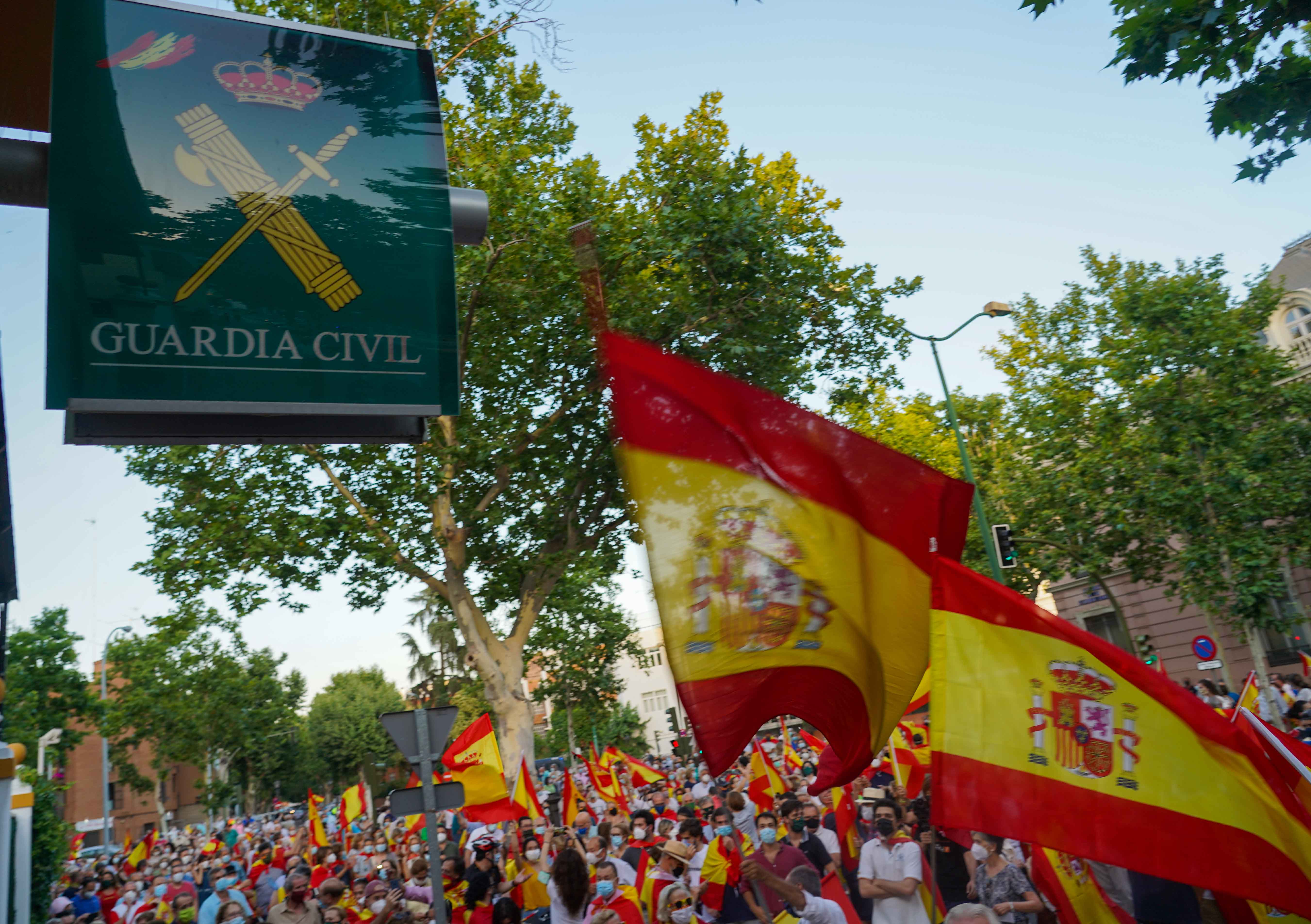 Manifestación apoyo Guardia Civil Sevilla - EP