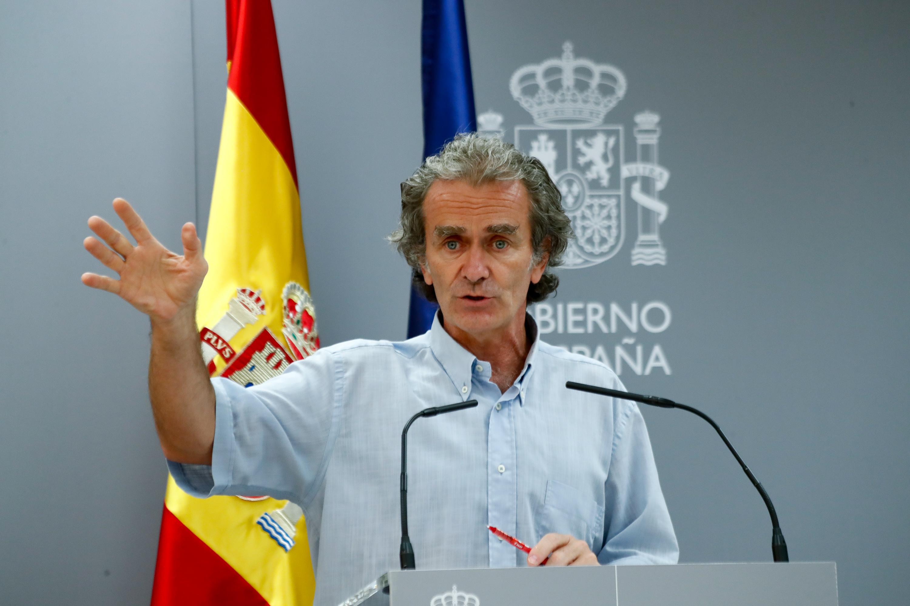 Fernando Simón ya reflexiona sobre un confinamiento en Madrid. Europa Press