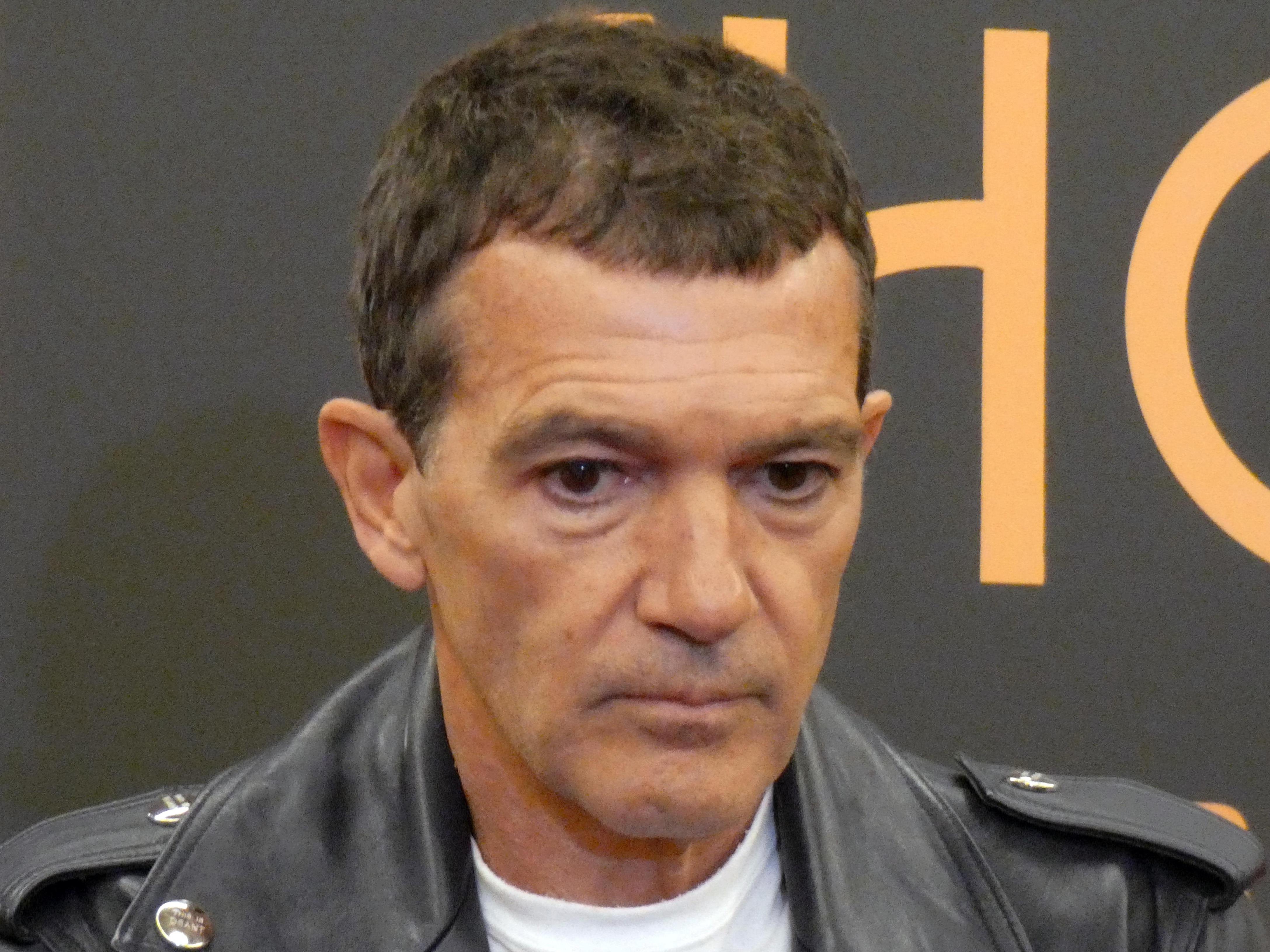 Antonio Banderas, durante la presentación de "A chorus line" en Barcelona antes del confinamiento