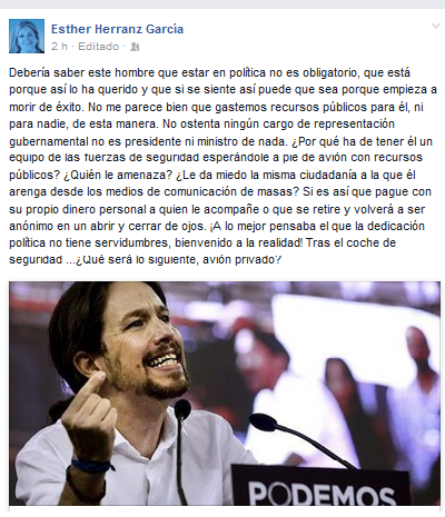 "¿Qué será lo siguiente? ¿Un avión privado?"