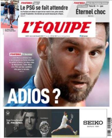 Portada Lequipe Portada Lequipe