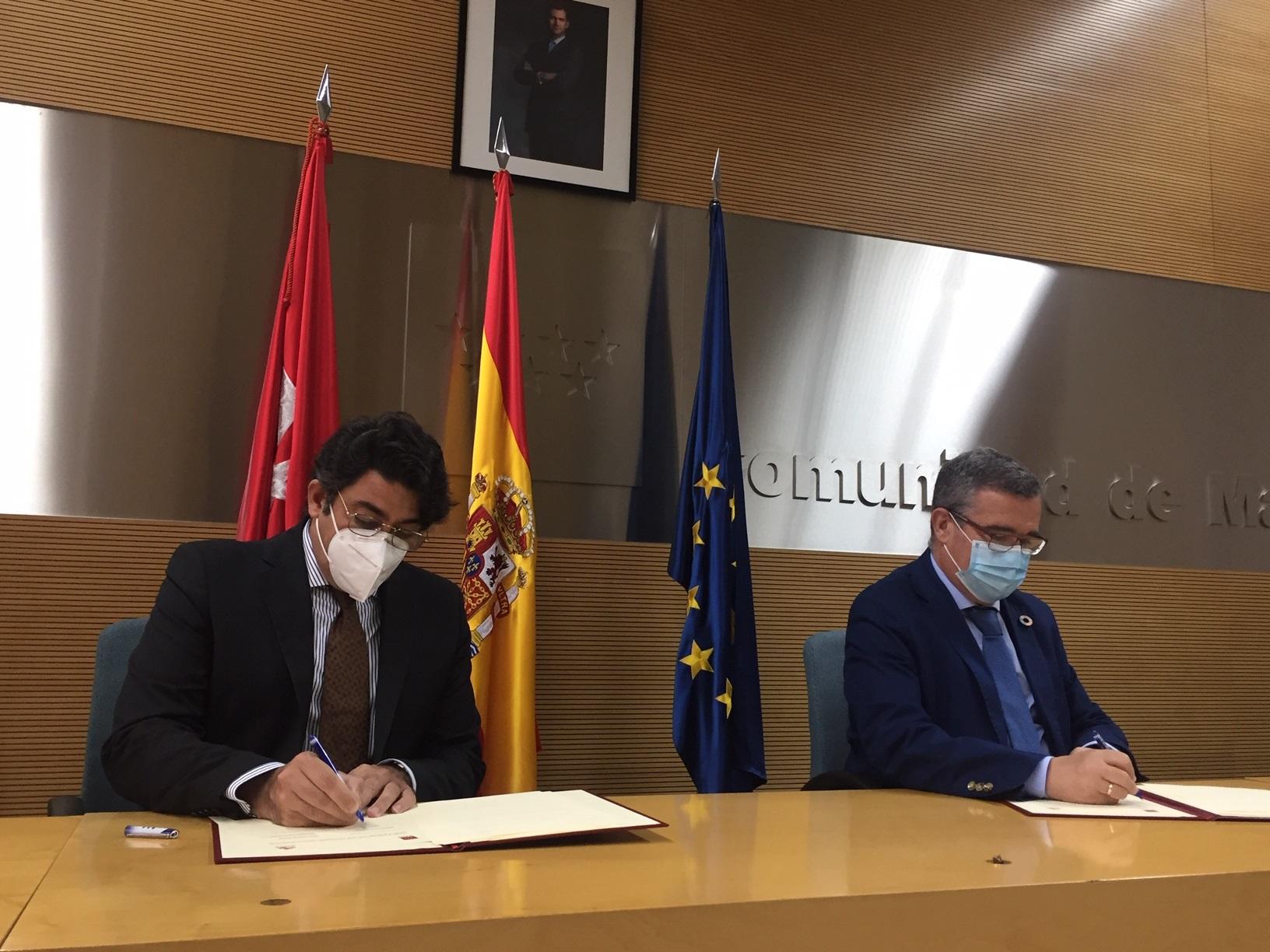 La Comunidad y la FMM firman un convenio de colaboración de 490.000 euros. Europa Press