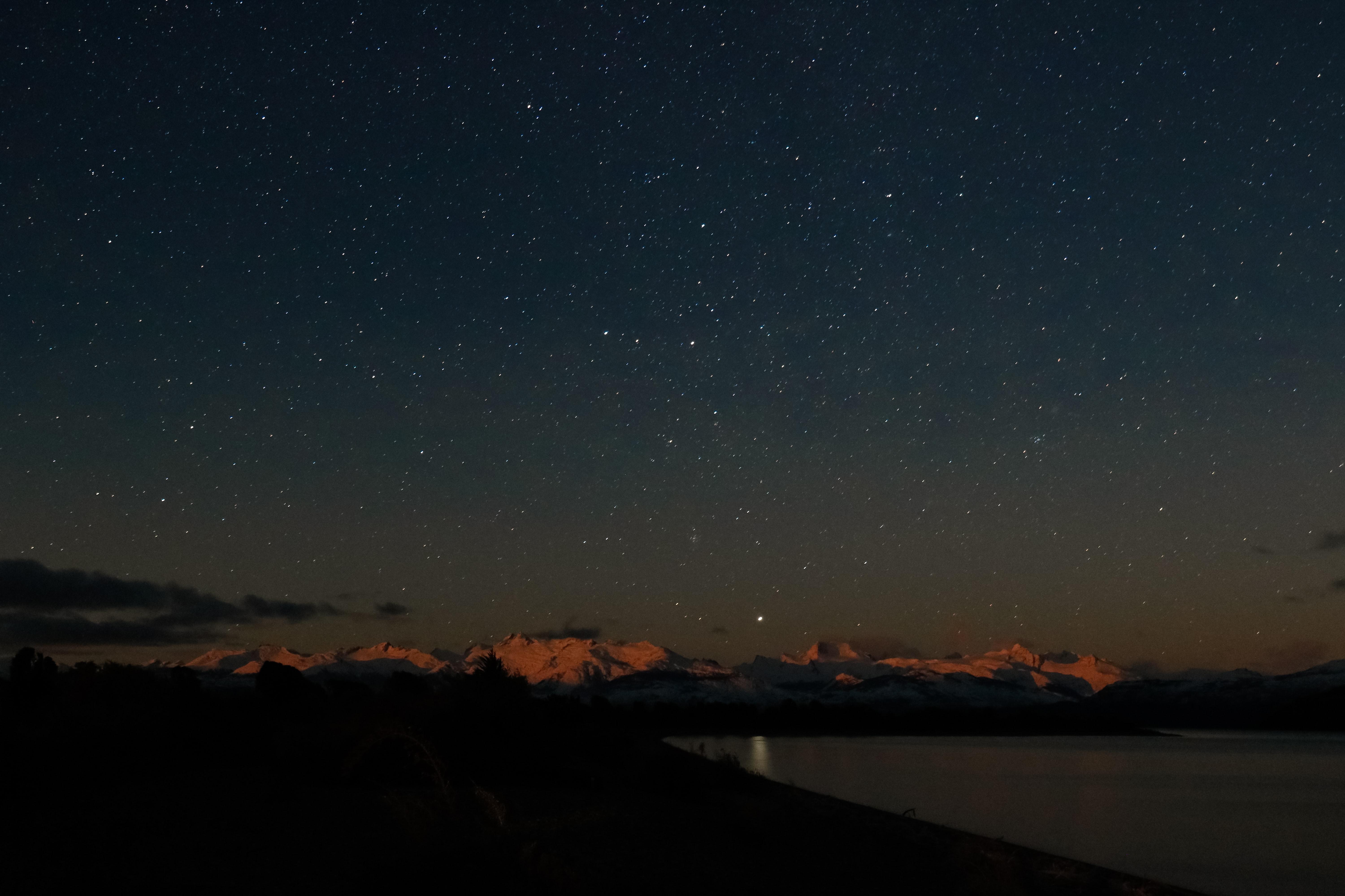 Vista del cielo estrellado Unsplash