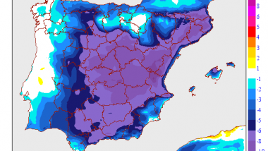 Descenso de las temperaturas máximas 29 08 2020 - AEMET