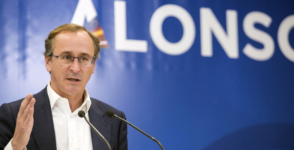 El presidente del PP Vasco, Alfonso Alonso