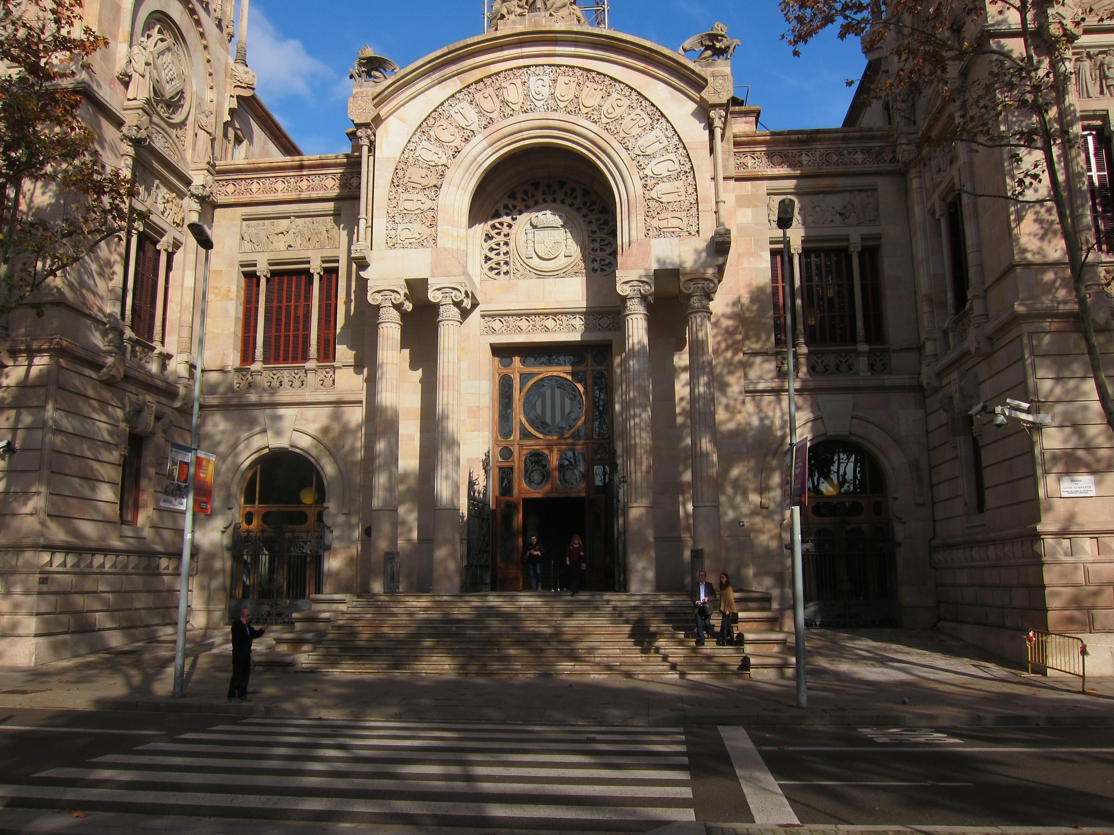 Fachada del Palau de la Justicia. EP