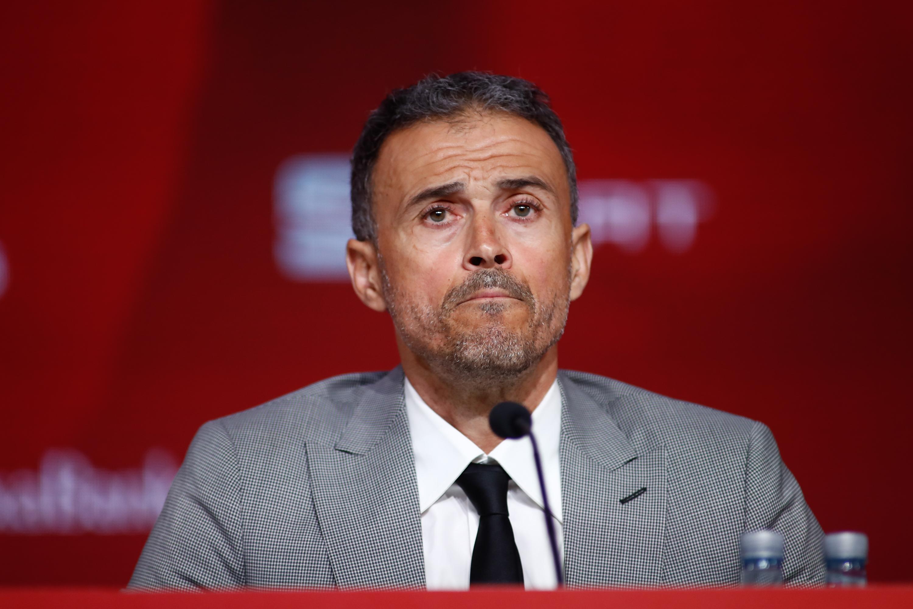 El seleccionador español, Luis Enrique