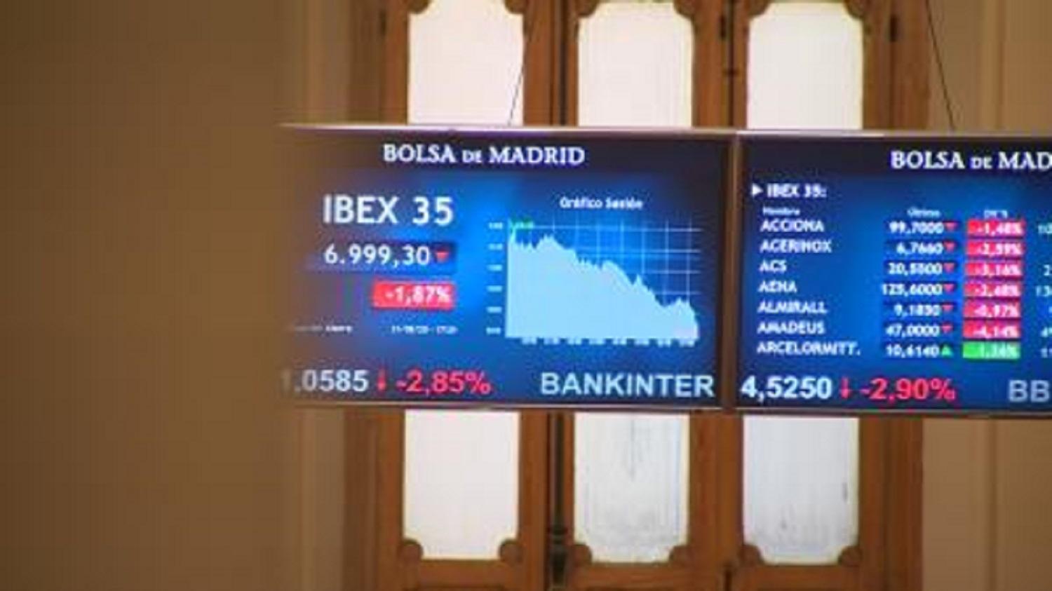 El Ibex 35 se hunde a última hora