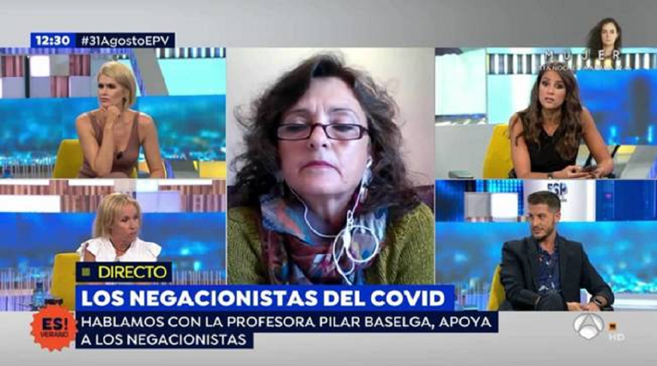 Pilar Baselga en Espejo Público