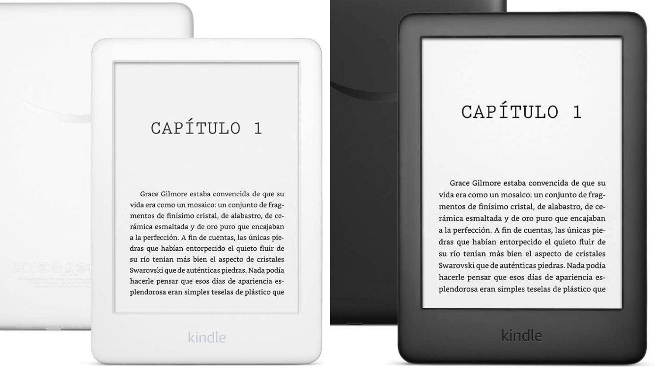 El modelo básico de kindle está disponible en blanco y negro