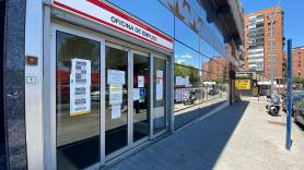 Una oficina del Servicio Estatal Público de Empleo (SEPE) en Madrid. Europa Press