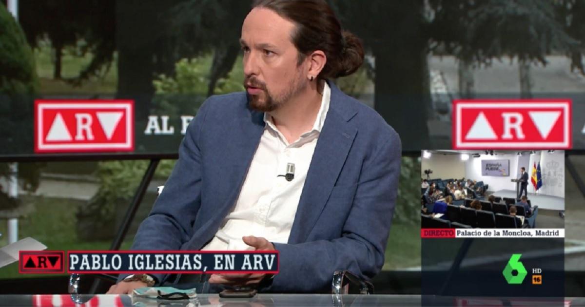 El vicepresidente del Gobierno Pablo Iglesias en Al rojo vivo