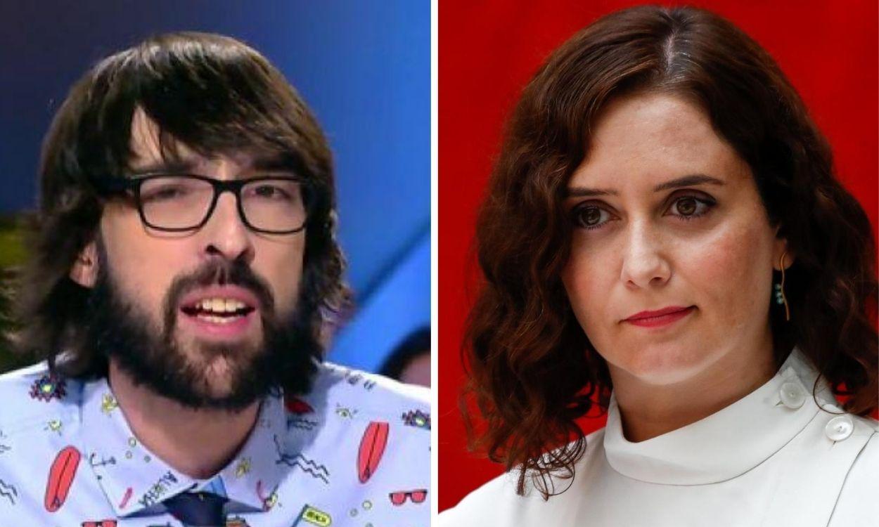 Quique Peinado e Isabel Díaz Ayuso