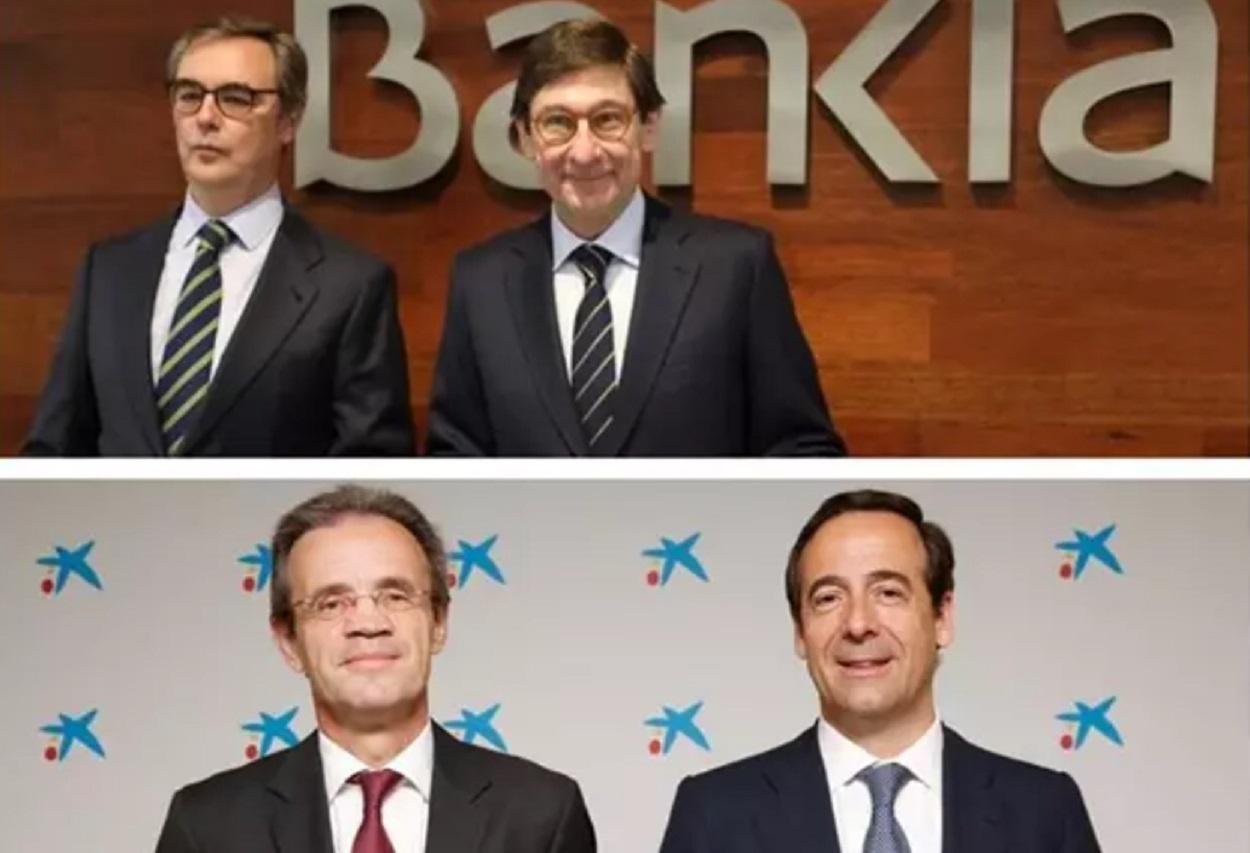 Caixabank y Bankia preparan su fusión inminente
