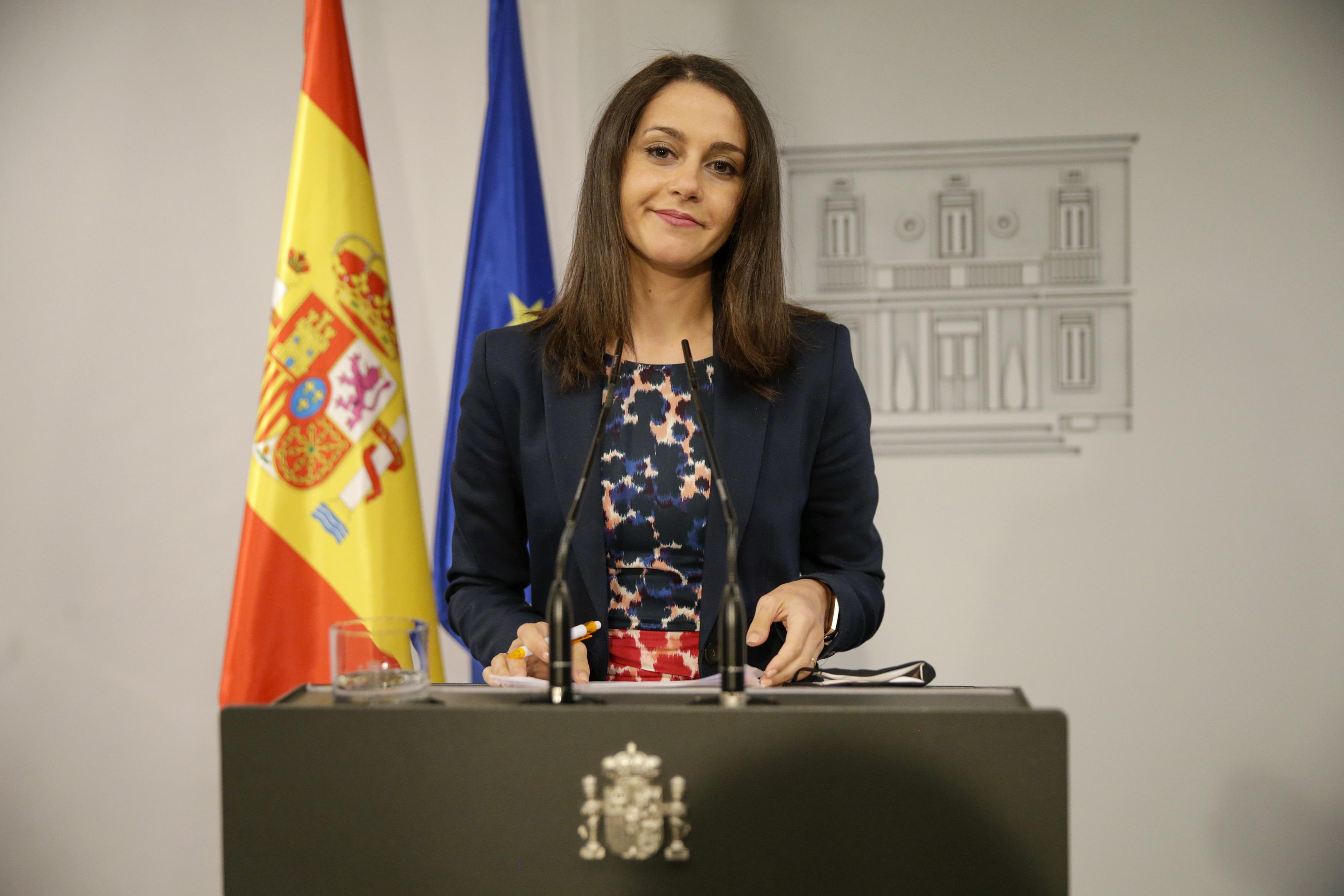 La presidenta de Cs, Inés Arrimadas