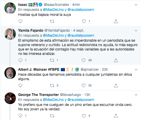 Críticas a Raúl del Pozo 1 Críticas a Raúl del Pozo 1