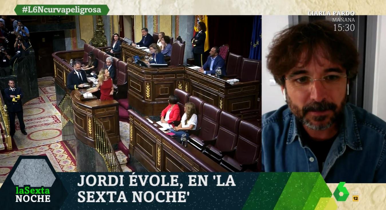 Jordi Évole en 'la Sexta Noche'. Fuente: laSexta.