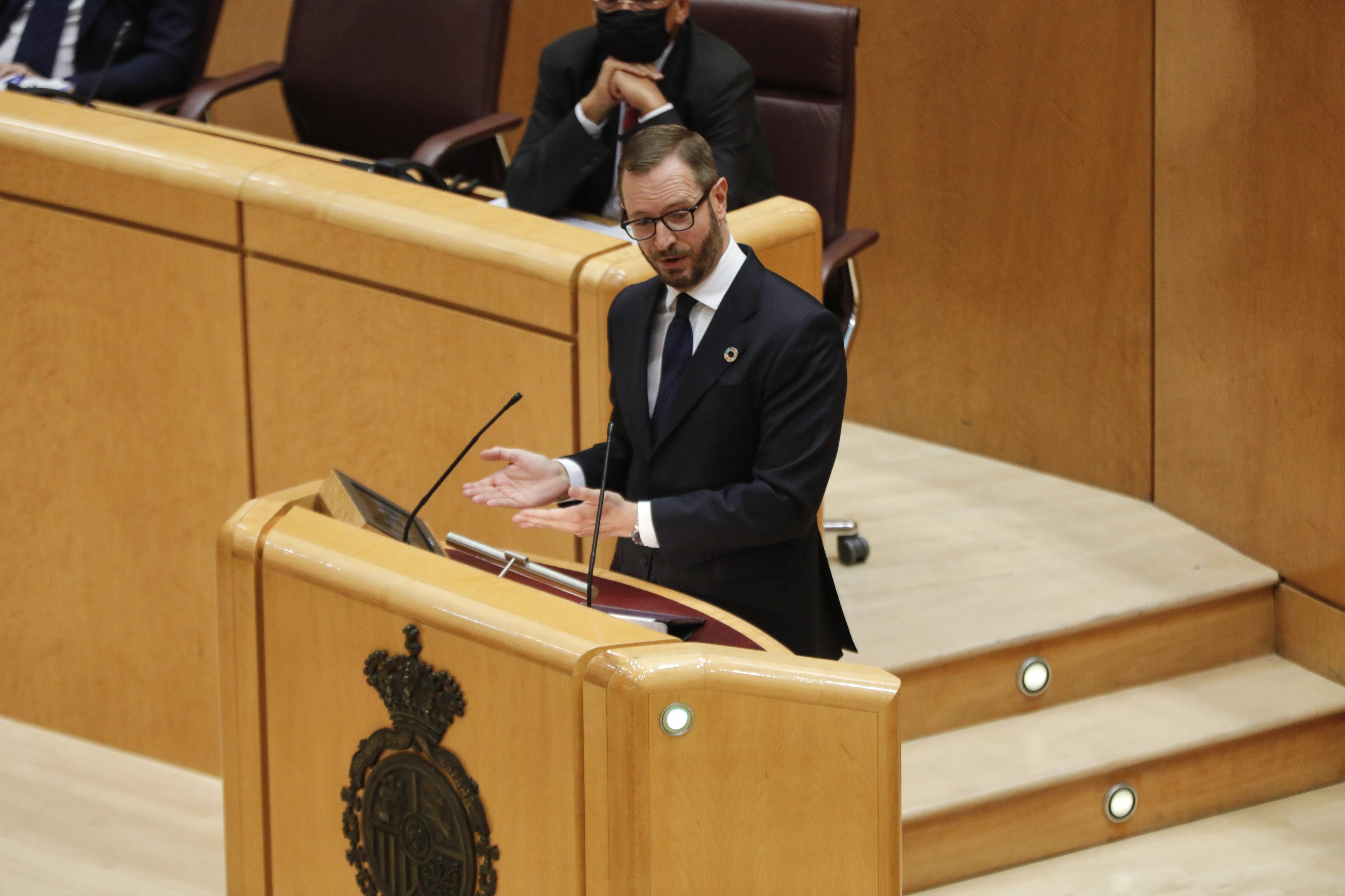 Javier Maroto, portavoz del PP en el Senado. EP