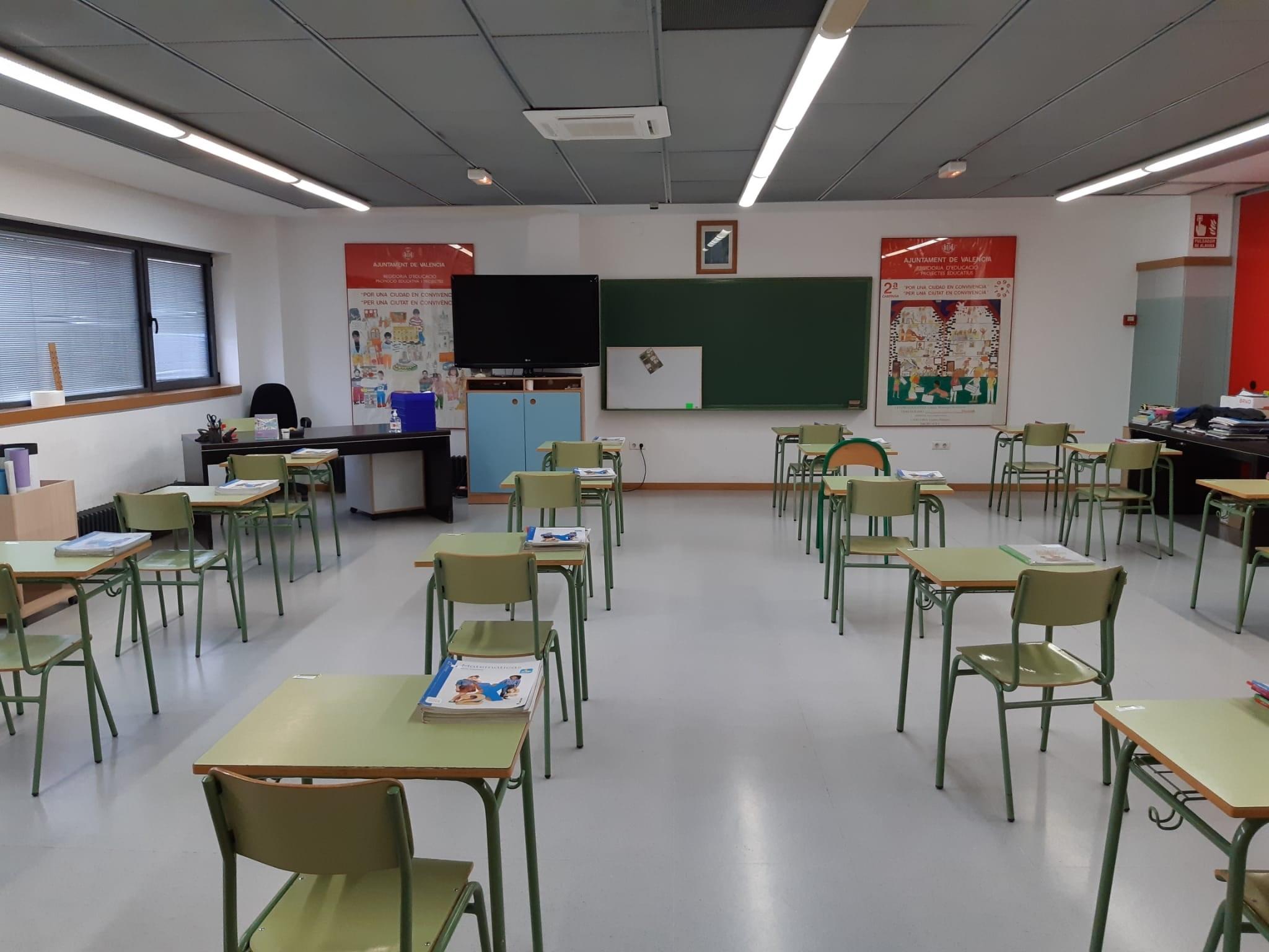 Una clase en cuarentena en Alicante por el positivo de coronavirus de un alumno