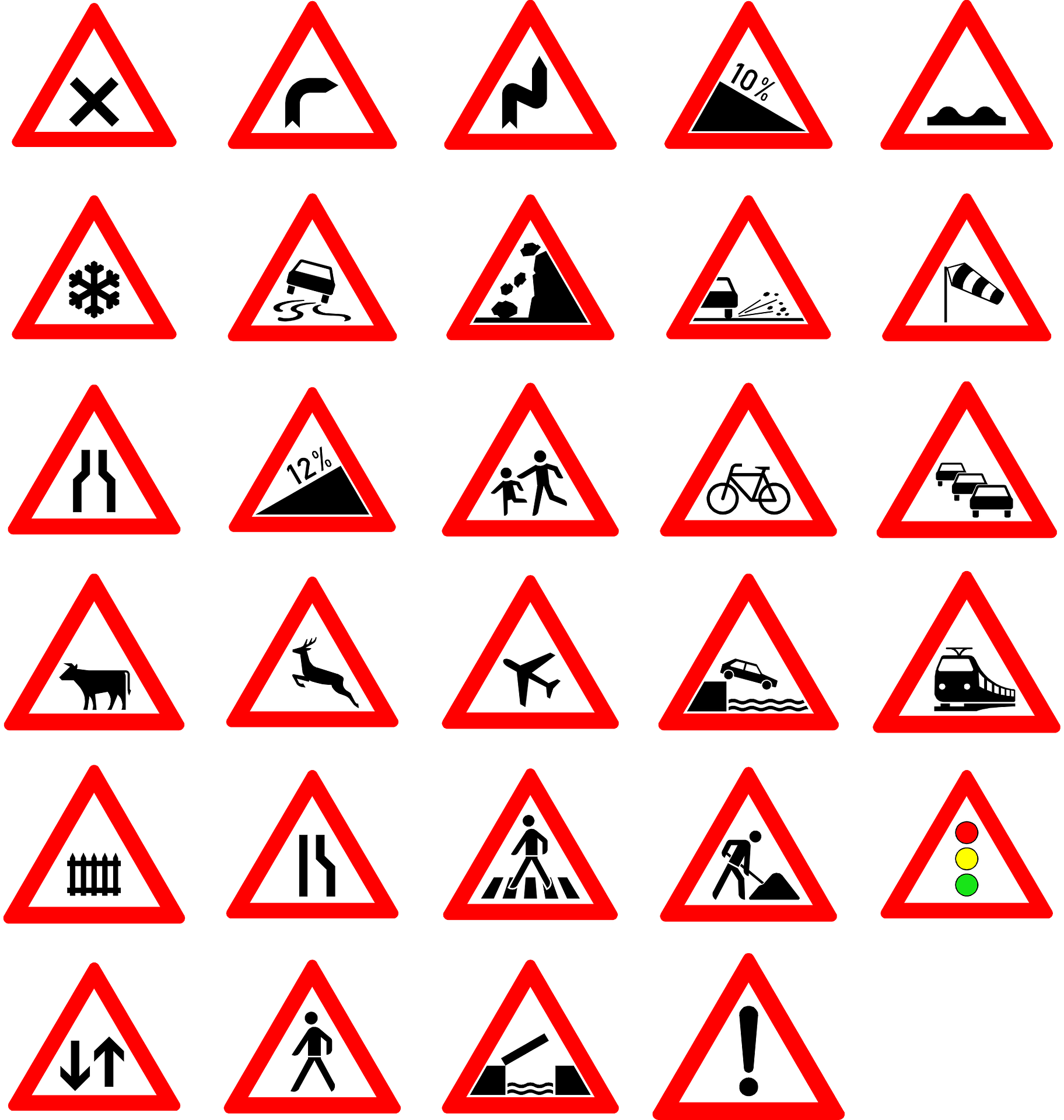 Señales de tráfico. Pixabay