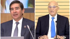 Carlos Torres, presidente de BBVA y Josep Oliu, presidente de Banco Sabadell