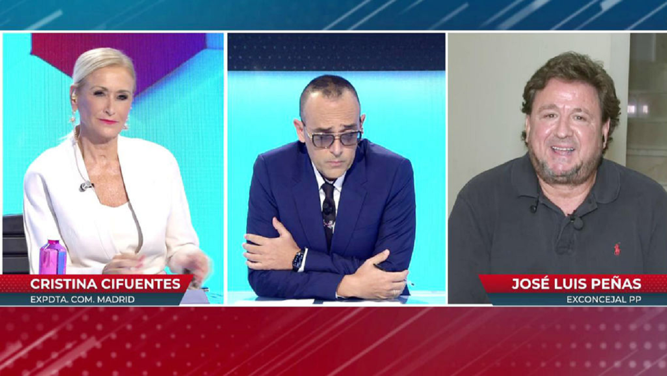 Cristina Cifuentes y José Luis Peñas en 'Todo es Mentira'