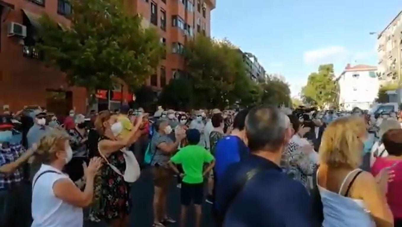 Protesta de los vecinos de Carabanchel