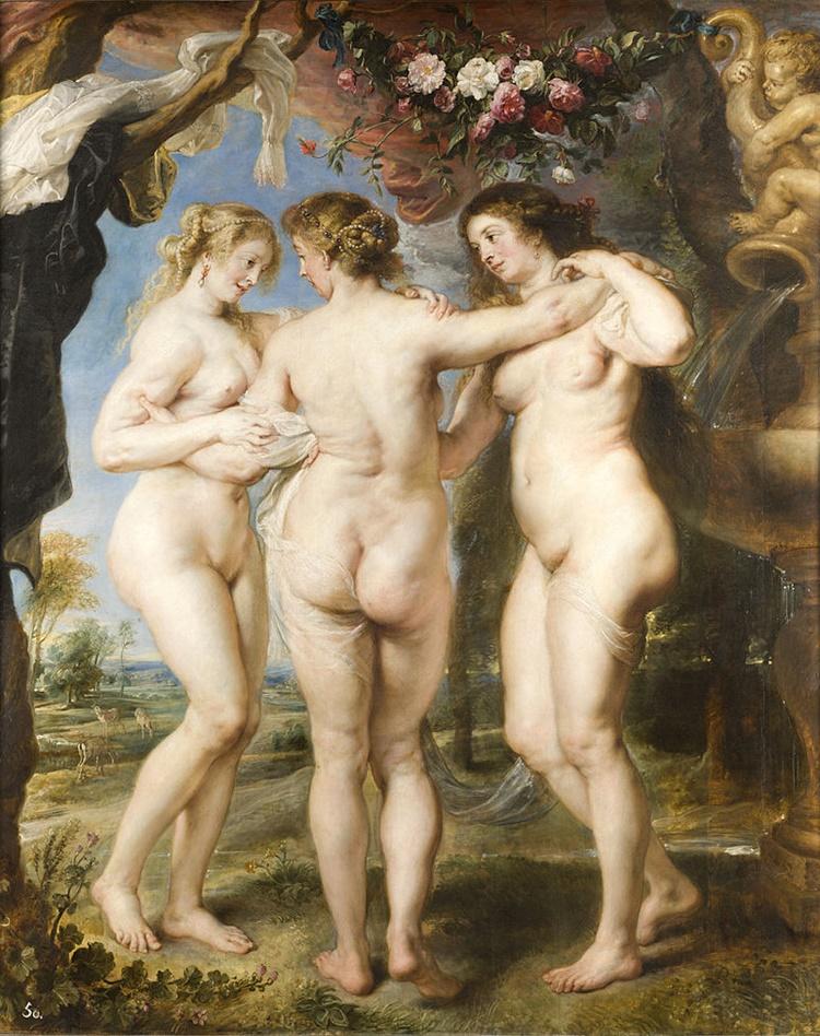 También Las tres Gracias de Rubens pasaron por las bóvedas del Tiziano