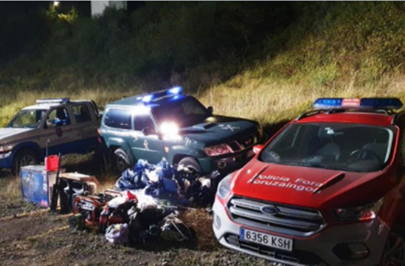 Impiden la celebración de un macrobotellón en Alsasua (Fuente: @policiaforal_na)