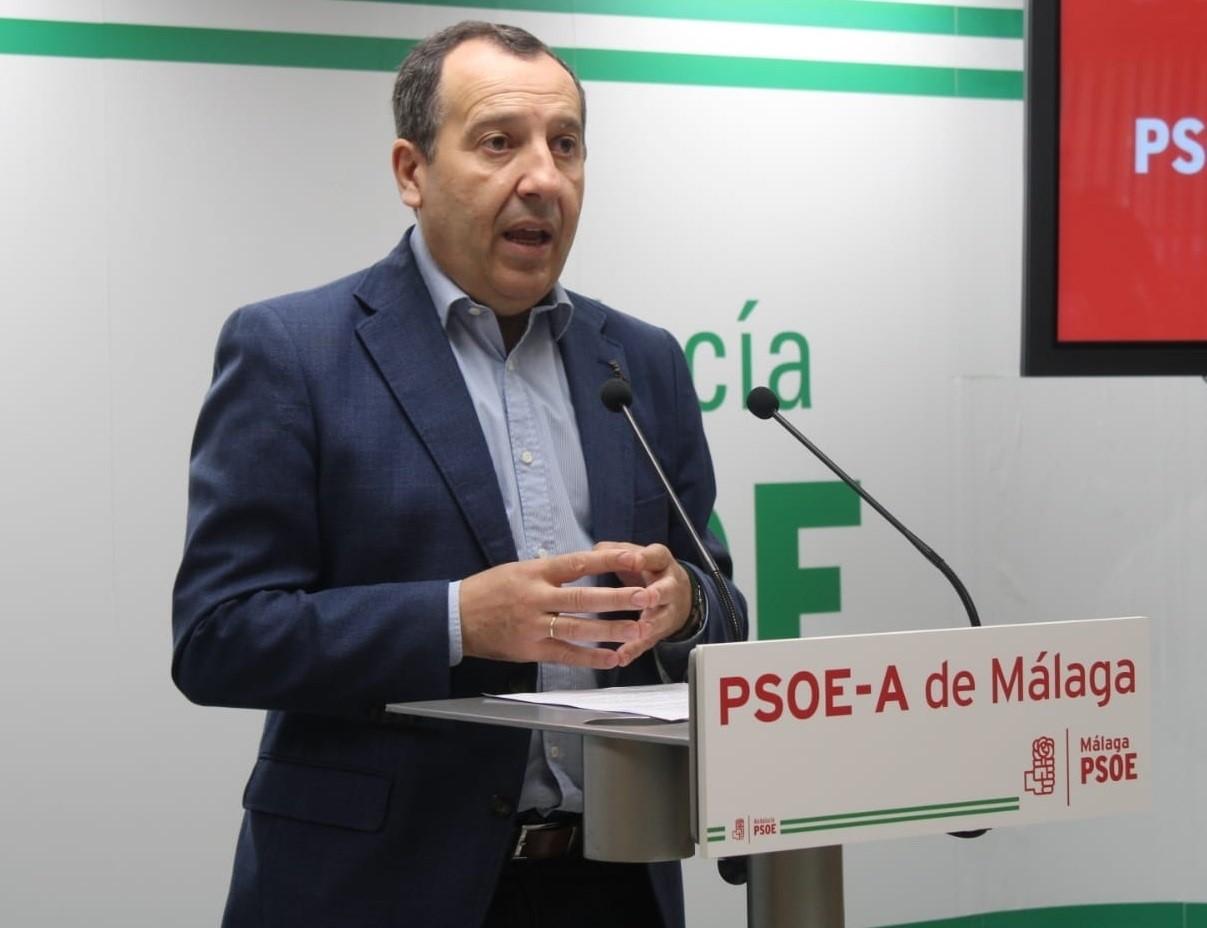El secretario general del PSOE de Málaga, José Luis Ruiz Espejo, en una imagen de archivo. Europa Press