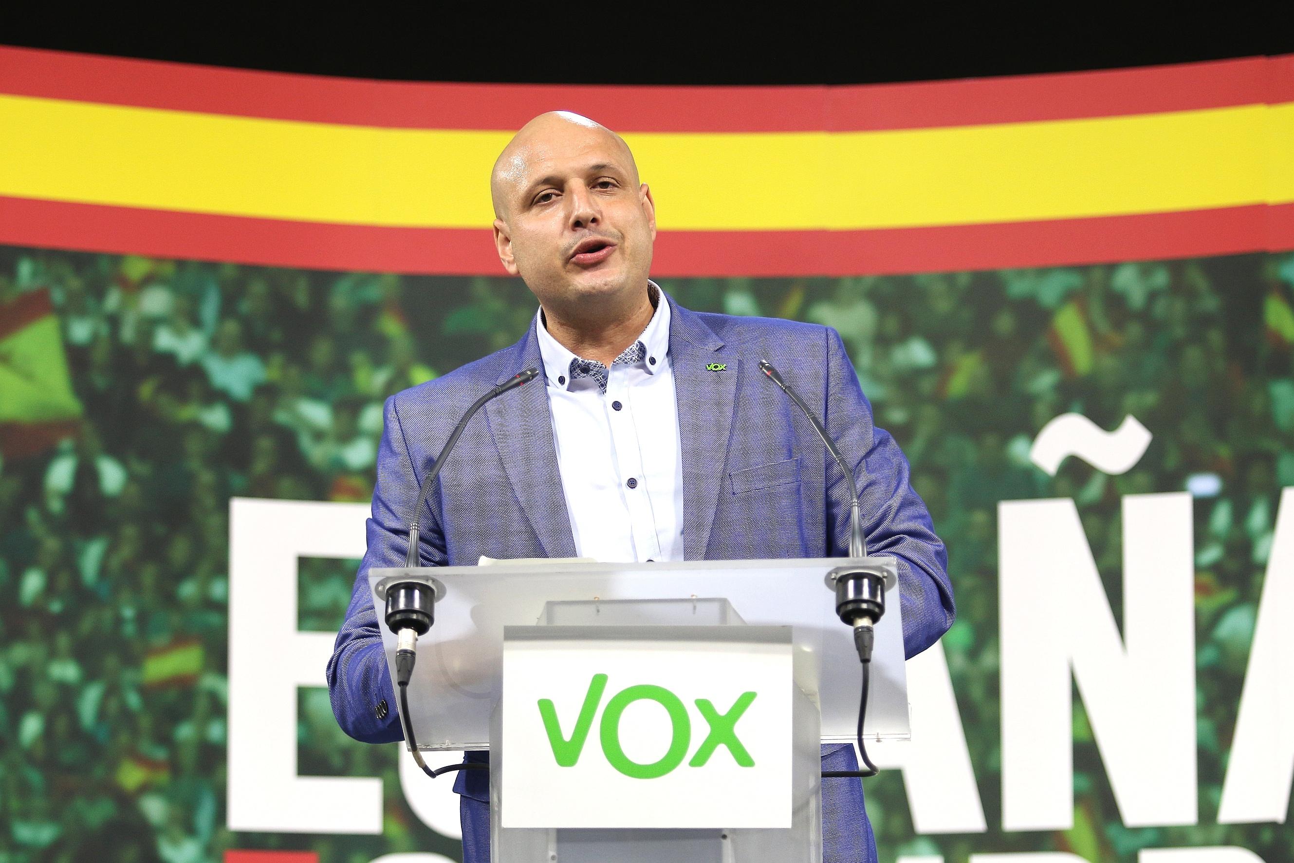 El diputado de Vox en el Parlamento andaluz, Rodrigo Alonso. EP