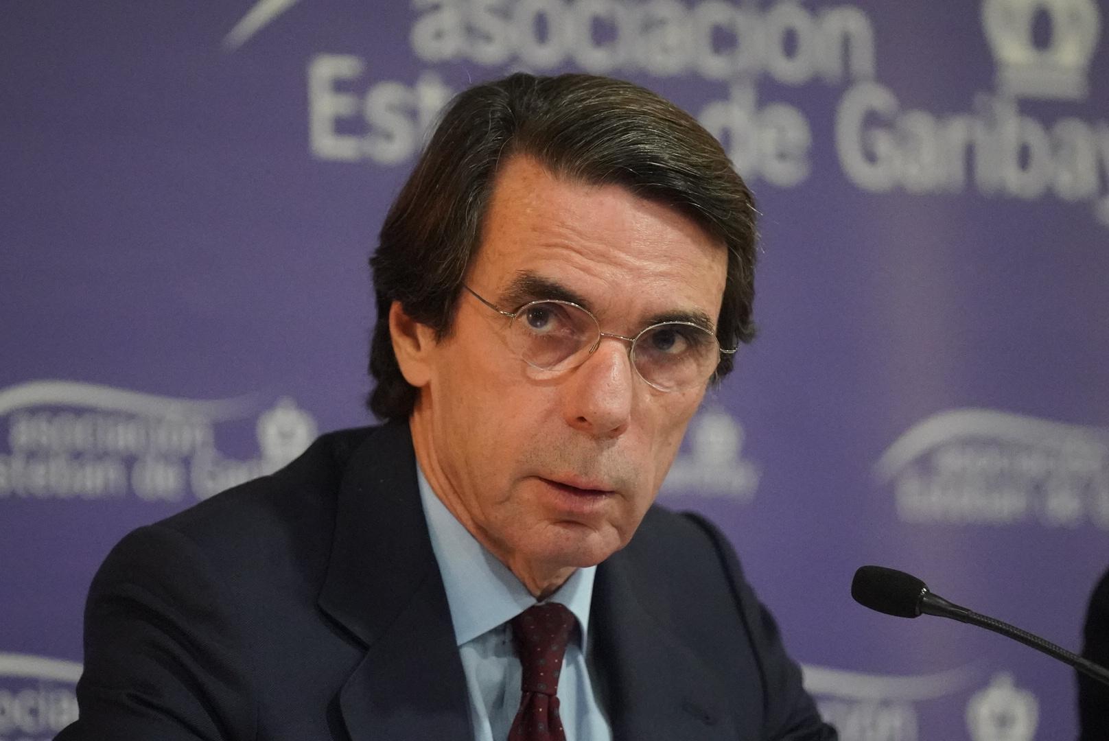 El expresidente del Gobierno, Jose María Aznar